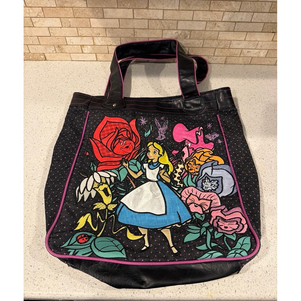 Vintage Loungefly Alice‎ Wonderland Tote Bag